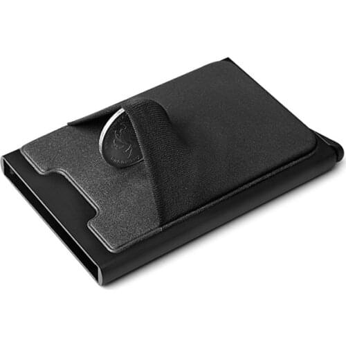 RFID Smart Wallet Credit Card Holder Metal Thin Slim Men Wallets Pass secret pop up Minimalist Wallet small Cardholder Purse