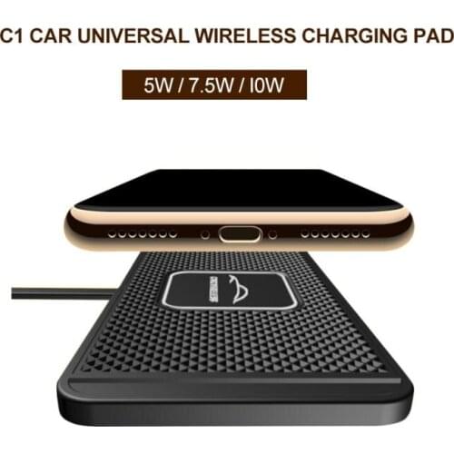 Universal Car Charger Wireless Charger Fast Charging Non-slip Pad Phone Charger Dashboard Holder Stand For IPhone Samsung