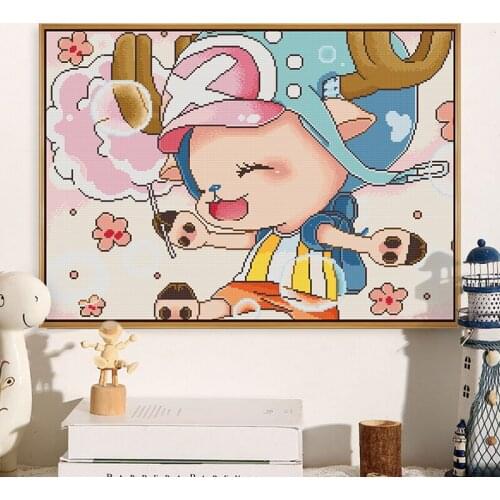 Вышивка крестиком набор Kids cute cartoon anime simple cross stitch crafts for kids and fun home activities