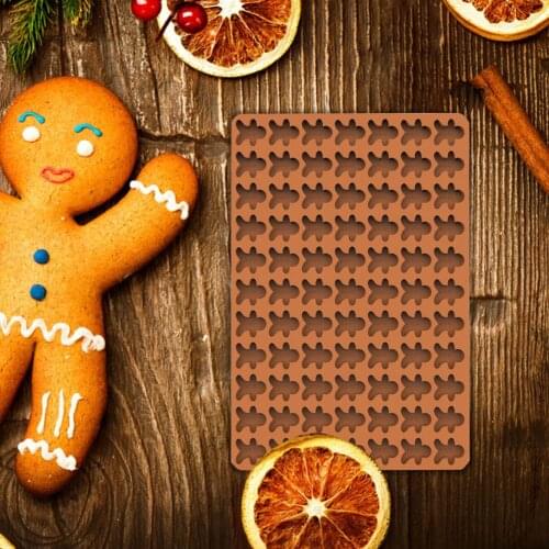 Cake Mold Christmas Tree Pet Dog Cat Cookie Baking Mold Silicone Non Stick Xmas Chocolate Cookie Mold For Kitchen Baking Tool