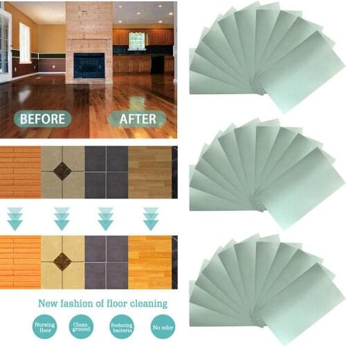 10/30Pcs Portable Wall Tile Cleaner Home Office Hotel Floor Dust Remove Detergent Sheet Средство для мытья полов