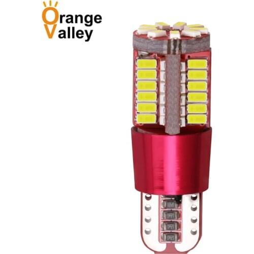 100Pcs Hotsale T10 194 W5W 168 57 SMD LED 3014 Car Auto Canbus Error Free Marker Lamp Clearance Lights Interior Light DC12V