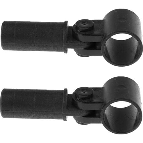 2pcs Inflatable Boat Bimini Top Fittings - Jaw Slide Eye + End Cap Connector