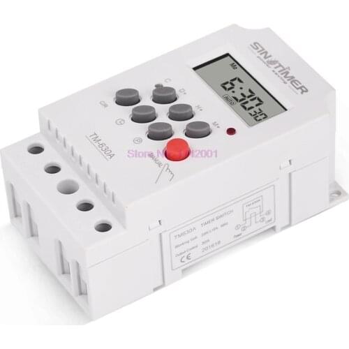 20pcs 7 Days Programmable 24hrs MINI TIMER SWITCH Time Relay Output Load High Power