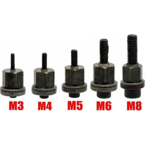5Pcs Hand Rivet Nut Gun Head Nuts Manual Riveter Rivnut Tools Simple Installation M3 M4 M5 M6 M8 M10