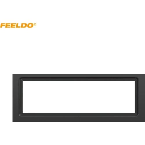 FEELDO Car 1DIN Refitting Radio Panel Fascia Frame For Citroen C5 PEUGEOT (407) Coupe Stereo Face Plate Dash Mount Trim Kit