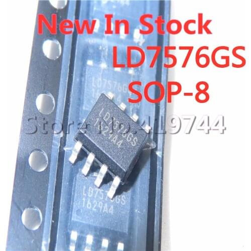 5PCS/LOT LD7576 LD7576GS SOP-8 SMD LCD power chip In Stock NEW original IC