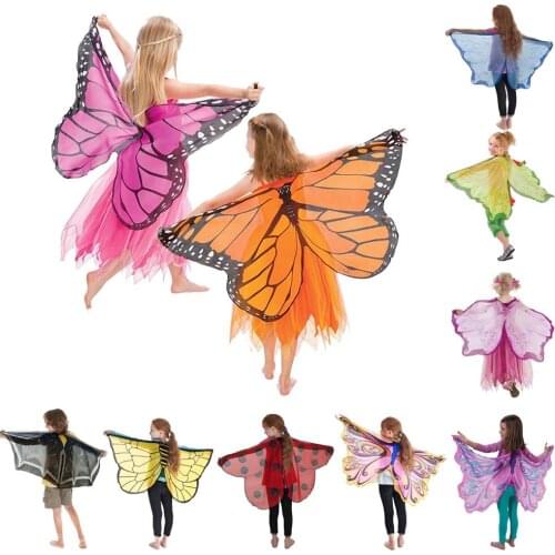 Kids Girls Boys Party clothingButterfly Wings Ladybug Costume Bumblebee Cosplay Wing with Mask Halloween Costume