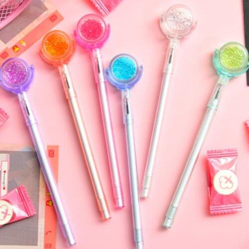 Shake Gel Pen 0.5mm Cartoon Student Cute Pens Novelty Kawaii Gel Pens Cute Stationery Signing Pen Kawaii School Supplies