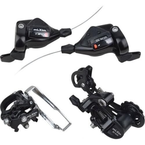 Mi.Xim Mountain Bike Folding Bike 21/24/27 Speed 7/8/9 Speed Derailleur Kit Set Front and Rear Derailleur Shifters groupset