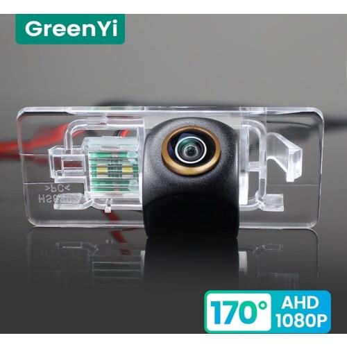 GreenYi 170° HD 1080P Car Rear View Camera for Audi A4L A4 TT A1 A3 A5 A7 Q3 Q5 RS5 Night Vision Reverse Reversing 4 Pin Vehicle