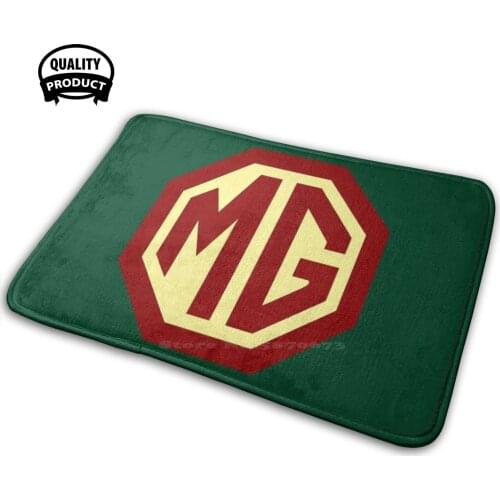 Classic Cars Logo - Mg Soft House Family Anti-Slip Mat Rug Carpet Mg Morris Garages British Sports Cars Classic Cars Racing