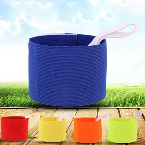 Team Unit Anti-offset Strap With Elastic Armband Outdoor Custom Team Sports Groups Soccer Armbands Fitness