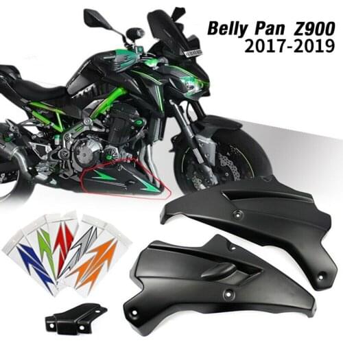 Motorcycle Bellypan Belly Pan Engine Spoiler Lower Panel Fairing Cowling Cover for Kawasaki Z900 ZR900 2017-2019