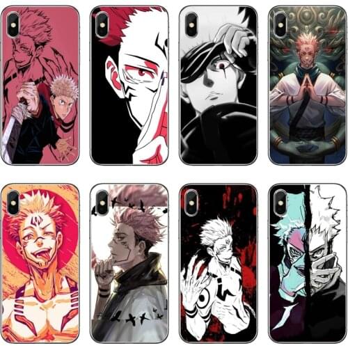 Jujutsu Kaisen sukuna TPU Soft Phone Case For Xiaomi Mi 11 Note 10 10T 9 9T 8 Pro A2 Lite A3 A1 Poco F1 F2 M3 X3 NFC
