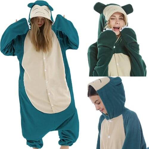 New animal winter Kigurumi Unicorn cartoon suit womens pajamas adult mens clothing boy and girls home pajamas fleece one-piece