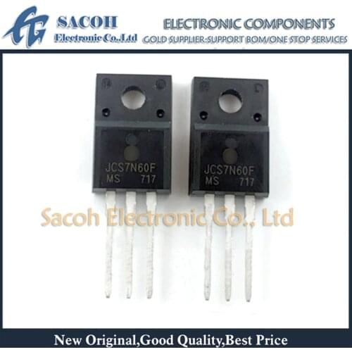 Free Shipping 10Pcs JCS7N60F JCS7N60FB or JCS7N65F JCS7N65FB TO-220F 7A 600V Power MOSFET