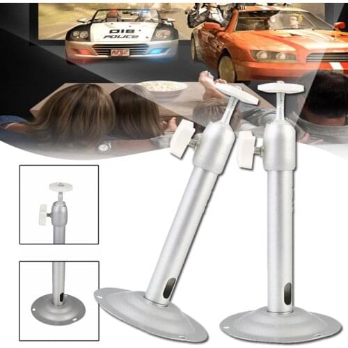 NEW Silver Monopod Tripod Ceiling 18cm Metal Wall Mount Hanger Hanging Mounting Kit For Mini Projector Security Camera Holder