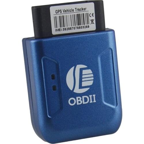 OBD II Real-time Vehicle GPS Tracker TK206 OBD II interface plug and play