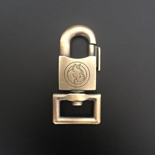 Dog traction rope copper alloy lock traction belt metal color universal hook / rotary hook / buckle dog collars