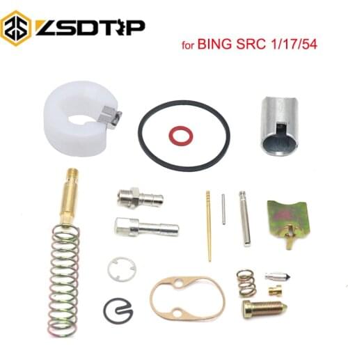ZSDTRP Carburetor repair kit for BING SRC 1/17/54 Zundapp Hercules Kreidler Puch 17mm CARB Spare Parts