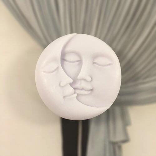 Moon Sun Face Soap Silicone Mold for Soap Making DIY Silicone Molds