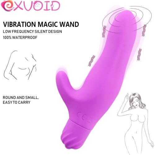 EXVOID Silicone Clitoris Stimulate Dildo Vibrators for Woman Sex Toys for Women G-spot Massager Sucker Vibrator Adult Products
