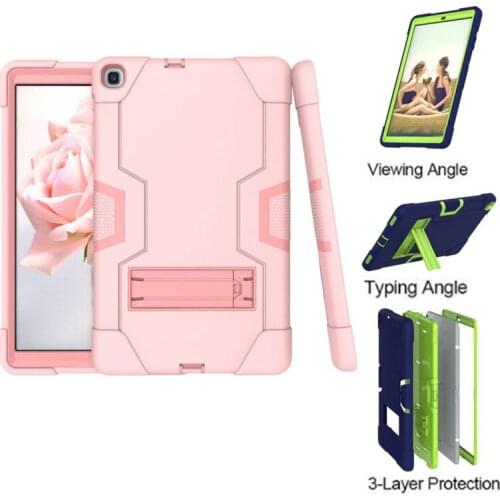 Silicone Armor Case For Samsung Galaxy Tab A 8.0 2019 P200/P205 T290/T295 S6 Lite10.4 2020 (SH-P610/P615) Holder Tablet Case