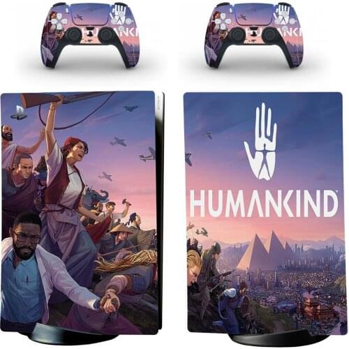Huma King PS5 Standard Disc Edition Skin Sticker Decal Cover for PlayStation 5 Console & Controller PS5 Skin Sticker Vinyl