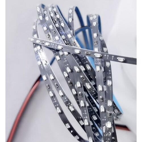 100M SMD 0805 LED Strip 2.5mm width LED Strip PCB 120leds/m Super bright Red/Green/Blue/White Warm/White/Orange/Pink IP30 DC12V
