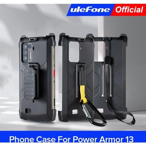 Ulefone Phone Case For Power Armor 13 Original Case with Belt Clip and Carabiner