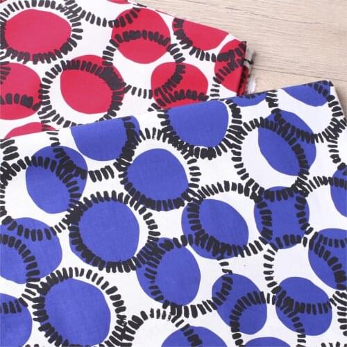 Dot vintage fabric Retro style fabric Calico Printed cotton fabric for DIY Bag 1 order=50cm*140cm