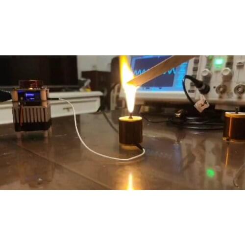 High Frequency Tesla Coil HFSSTC Electronic Candle Plasma Flame