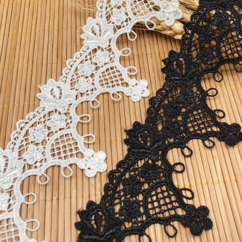 2Yard/Lot Lace Ribbona African Lace Fabric 2021 Polyester Garment Accessories Clothes Accessories Lace Trimmings