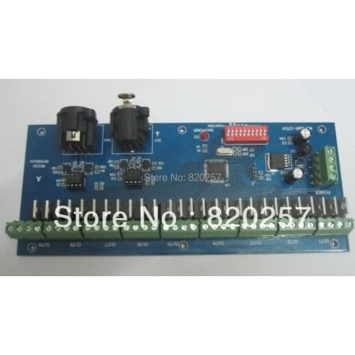 27 Channel Easy DMX LED Controller;Dmx Decoder&Driver, DC7~24V Max. 15A DMX512 X RL 3P For LED Strip Module