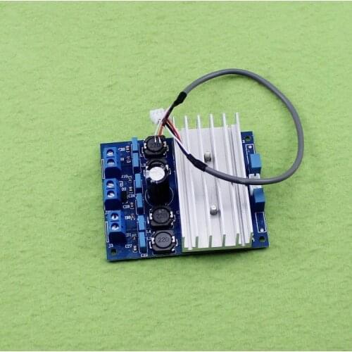 Free Shipping 2x50W TDA7492 Class D High Power Digital + Radiator Amplifier Board AMP Board