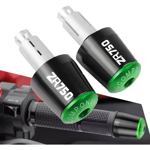 FOR KAWASAKI ZR750 ZEPHYR 1991 1992 1993 Motorcycle 7/8'' 22MM Handlebar End Moto Grip Ends Plus Handle Bar Grips Ends Tips Caps