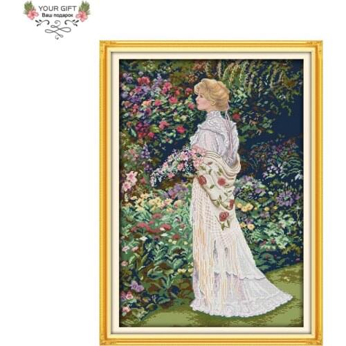 Joy Sunday R704 Free Shipping 14CT 11CT Counted and Stamped Home Decoration Floral Aromas Cross Stitch Patterns Embroidery Kits
