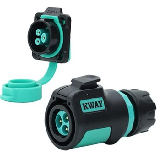 K16 M16 3 Pin Waterproof Connector Male Plug Female Socket Industrial Metal Electrical 10A 18-16 AWG High Voltage Power Adapter