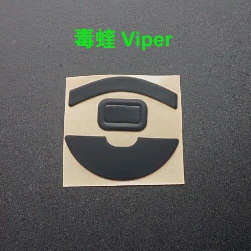 1pcs 3M mouse skates for Razer Viper Ultimate mini 0.6MM thickness black wireless Gaming Glides Mouse Feet Replace foot pad