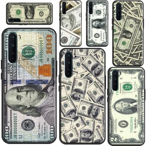 Money Dollars Cash Case For OnePlus 9 Pro 8 Pro Nord 7T 8T Cover For OPPO Realme 6 Pro 7 8 Pro GT C3 C11 C15