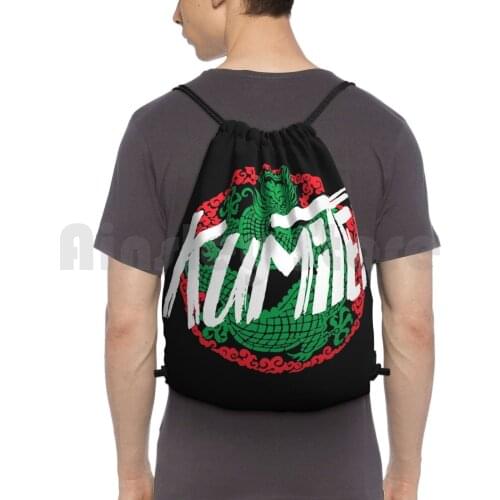 Kumite! Backpack Drawstring Bag Riding Climbing Gym Bag How Did This Get Made 80S Movies Bloodsport Comedy Film Cult Movies