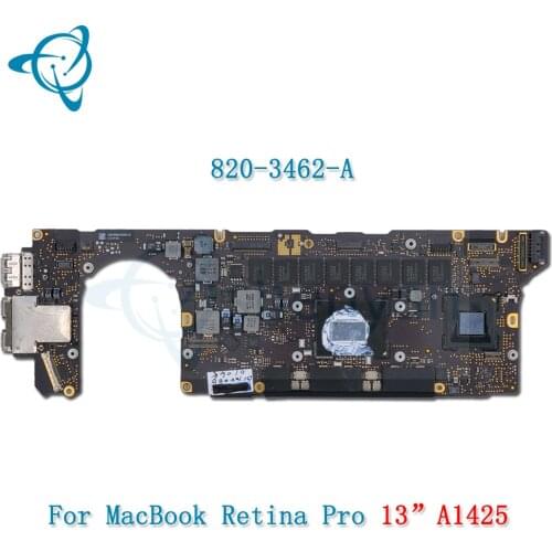 Shenyan 820-3462-A 2012 2013 A1425 Motherboard for Macbook Pro Retina 13.3" 2.6 GHZ 8 GB logic board EMC 2557 EMC 2672 MD212xx/A