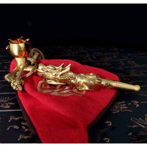 Metal Brass Smoking Pipe Pocket Smoke Pipes Rocket tobacco Pipe Smoking Mini Metal Screw Gif with cleaning tool