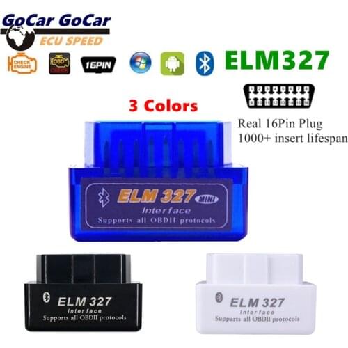 MINI Bluetooth ELM327 OBD2 Scan Tester Multi-Function V2.1 Android Torque/Symbian ELM 327 OBD2 Diagnostic Tool Real 16Pin Plug