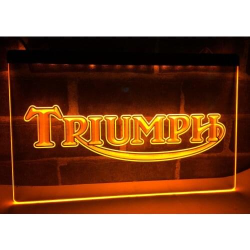 LG051- Triumph Motorcycles Services Repairs Neon Sign home decor crafts