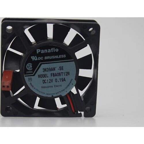 Original genuine FBA06T12M 6015 DC12V 0.19a 6CM cooling fan