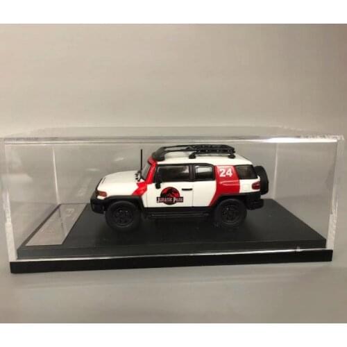 Diecast 1/64 Scale Toyota Land Cruiser FJ Cruiser Jurassic Park24 Toys Gift Adult Collection Static Display Boys Gift