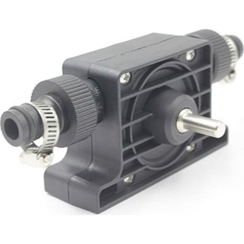 Portable electric drill pump mini hand electric drill drive self priming pump hand self priming drill pump dc water pump black