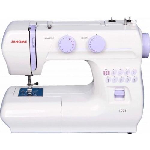 JANOME 1008 Sewing Machine 51 Sewing Functions With 9 Decorative Stitches And Pattern Types Embroidery Needlework Diy Stitch